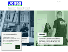 Tablet Screenshot of jonas.dk
