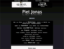 Tablet Screenshot of piet.jonas.com